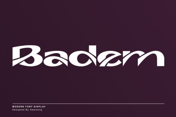 Badem Font: A Modern Display Typeface for Creative Branding