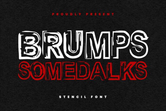 Brumps Somedalks Font Review for Editorial Design
