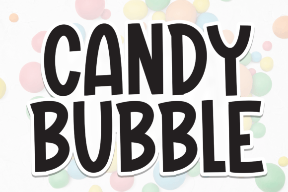 Candy Bubble Font for a Playful Brand Boost