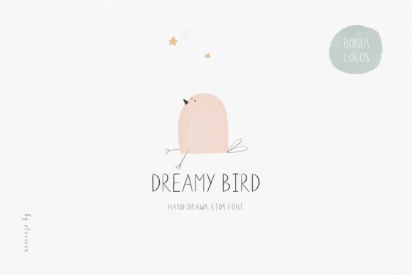 Dreamy Bird Font: A Playful Typeface for Kids-Focused Branding