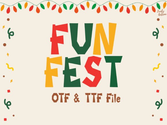 Funfest Font: Playful Typography for Creative Branding
