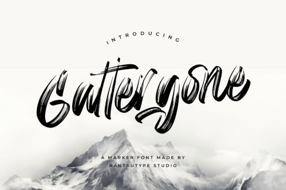 Gattergone Font: A Display Typeface for Impactful Editorial Design