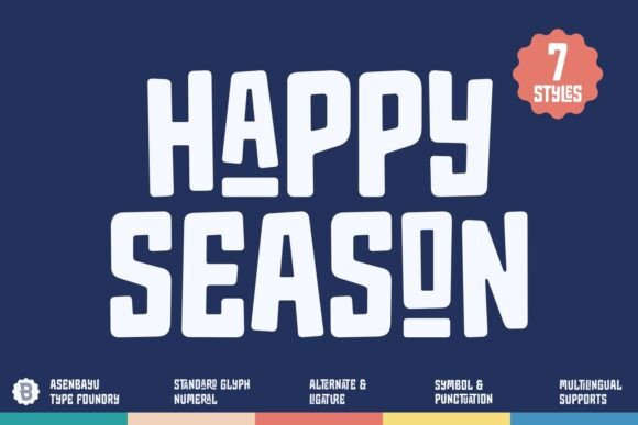 Happy Season Font: A Playful Typeface for Modern Web Design