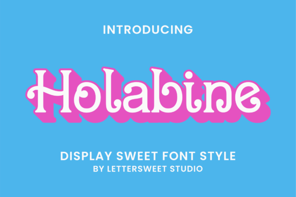 Holabine Font: A Sweet Addition to Your Editorial Toolkit