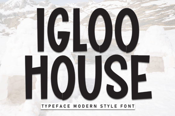 Igloo House Font for Sweet and Charming Handmade Creations