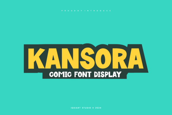 Kansora Display Font for Editorial Design and Creative Typography