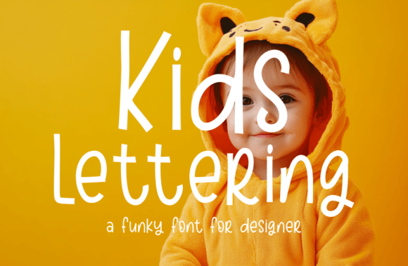 Kids Lettering Font: A Playful Typeface for Creative Designs