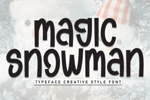 Magic Snowman Font for Festive and Cozy Branding