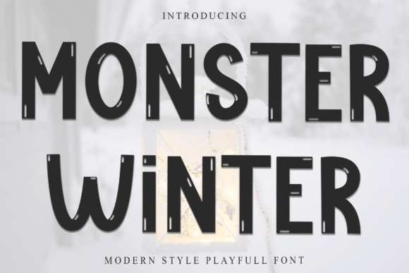 Monster Winter Font: Add a Playful, Icy Touch to Your Brand