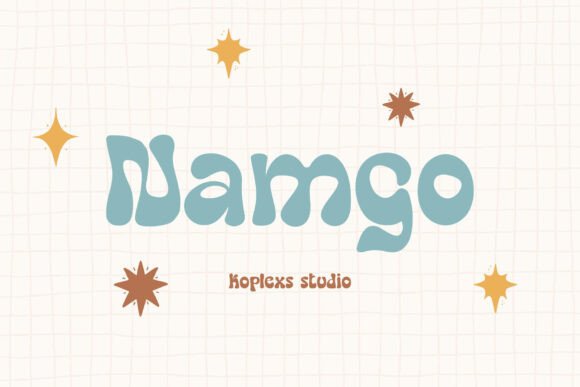 Namgo Font: A Groovy Display Typeface for Modern Design