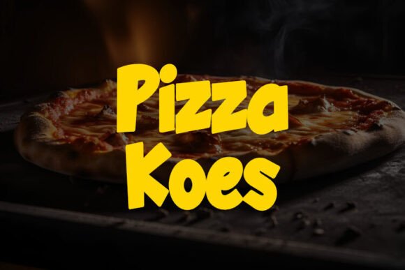 Pizza Koes Font for Creative Campaigns and Display Typography