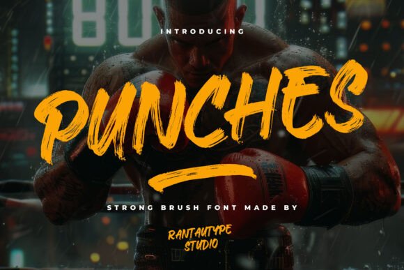 Punches Font: A Bold Display Typeface for Striking Campaigns