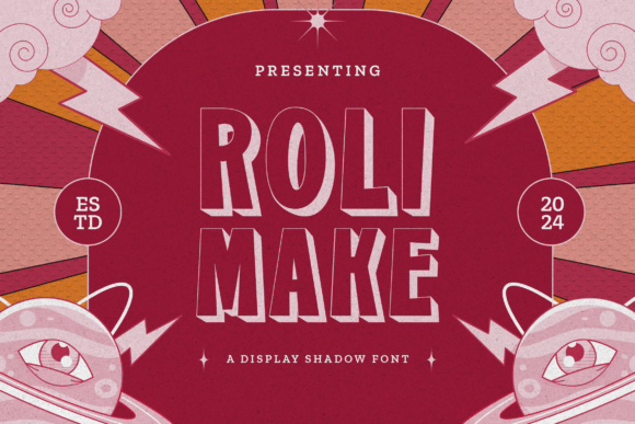 Rolimake: A Display Font with Shadowed Elegance
