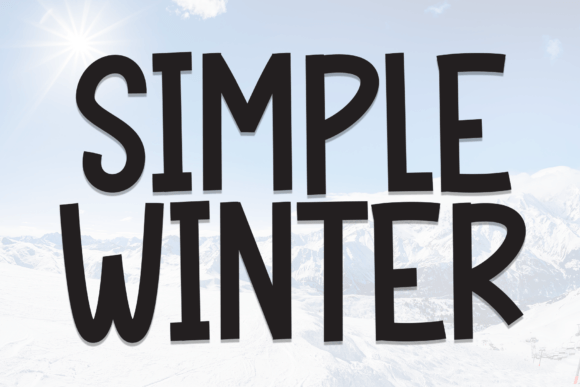 Simple Winter Font for Polished Branding and Headlines