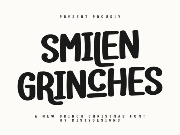 Smilen Grinches: A Festive Display Font for Creative Projects