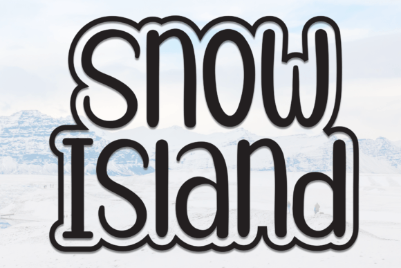 Snow Island Font: A Sweet and Friendly Display Typeface for Editorial Design