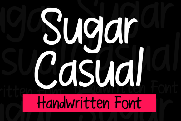 Sugar Casual Font for Makers and Creative Designers