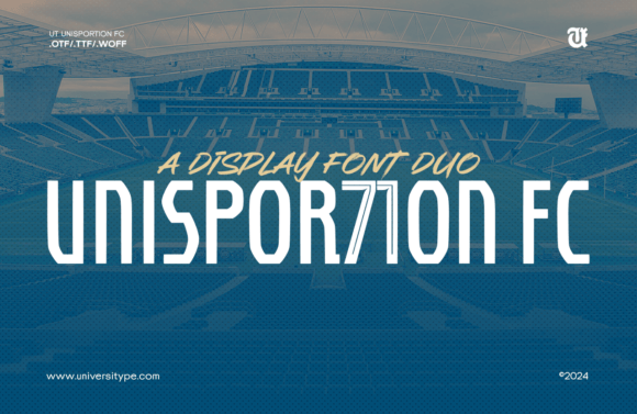 Unisportion Fonts for Dynamic Editorial Design