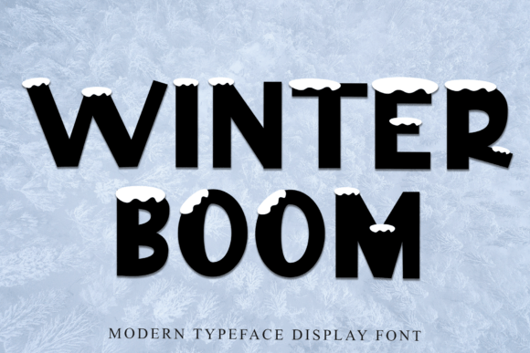 Winter Boom Font for Warm, Creative Campaigns